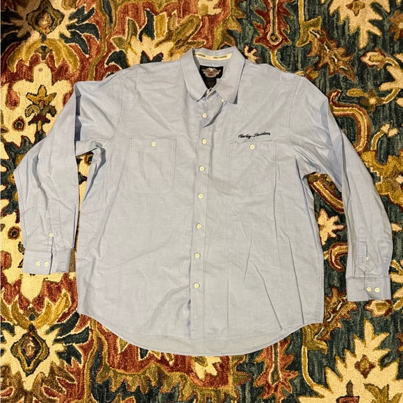 Harley-Davidson Other - Harley Davidson Button Down Dress Shirt - 2XL Tall